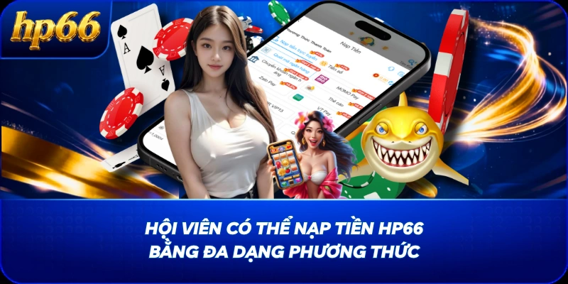 Hội viên có thể nạp tiền HP66 bằng đa dạng phương thức